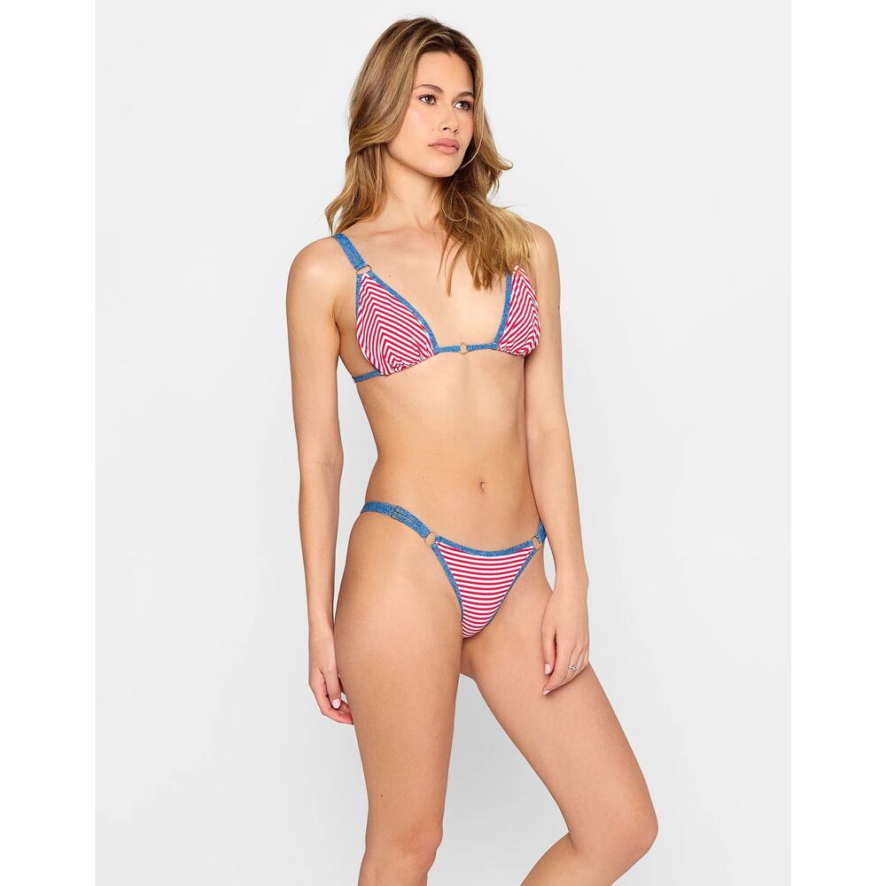 Beach Bunny Striped Harbor Tango Bottom - Red/White NWT VARIOUS SIZES